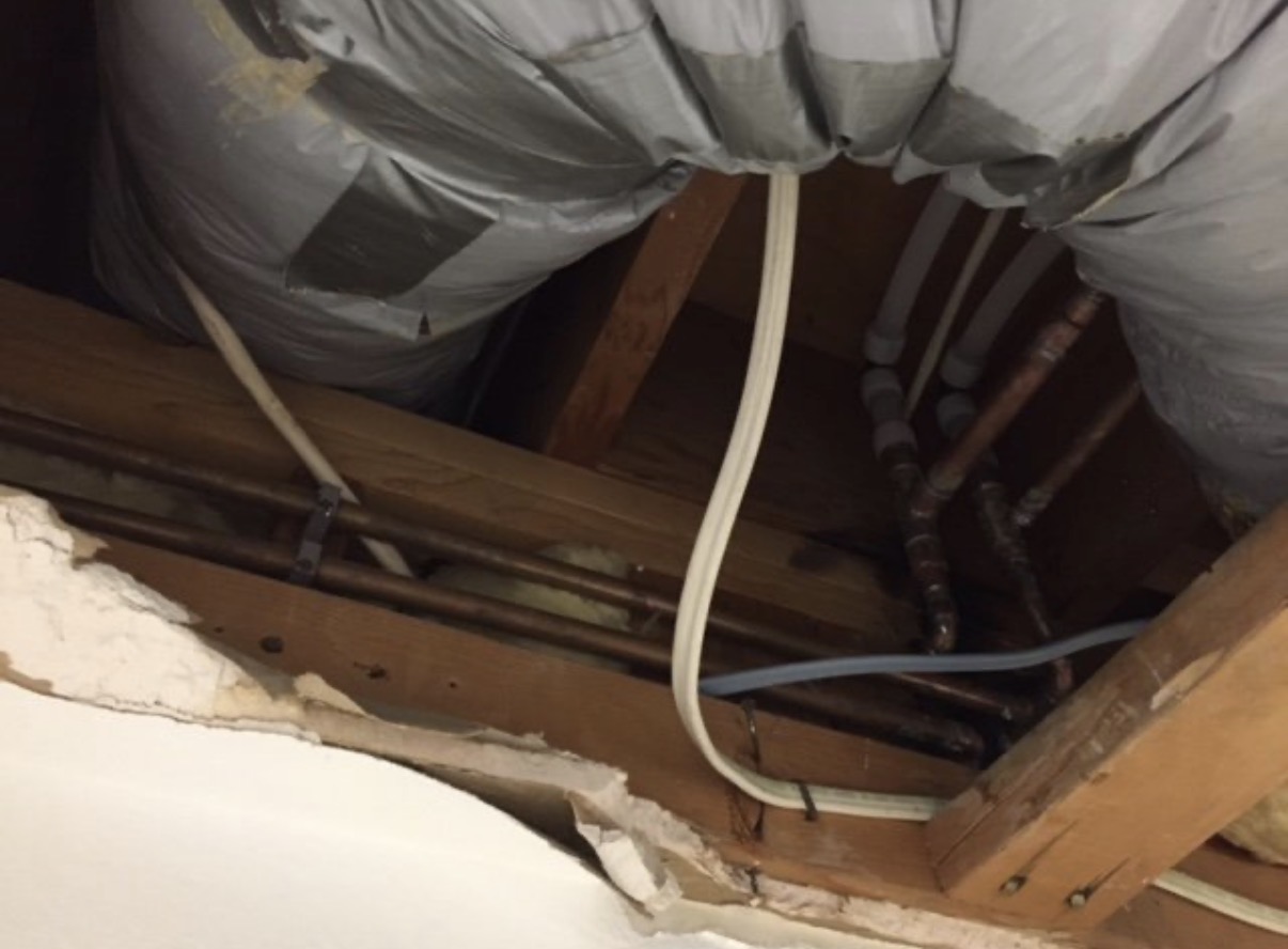 Attic Repipe Access — Elite Plumbing Bakersfield